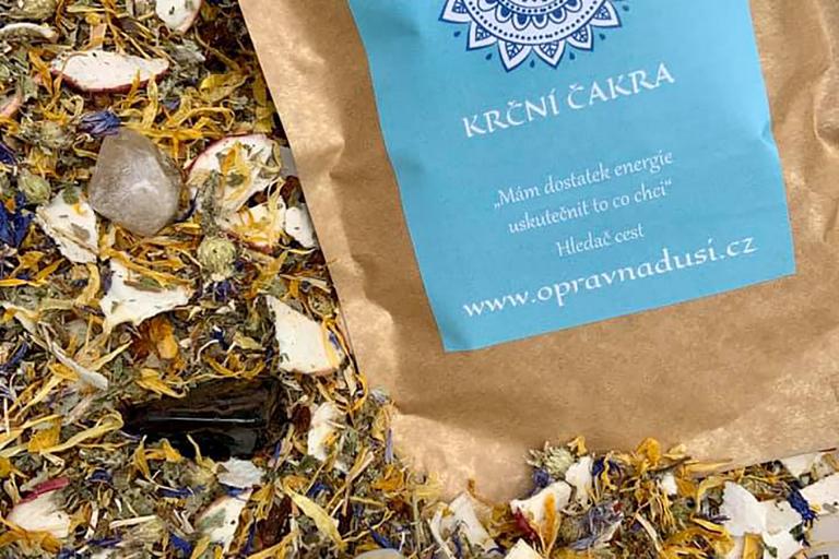 Čakrový čaj - krční čakra